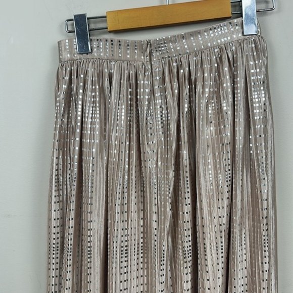 ANTHROPOLOGIE Sabina musayev cassia shine pleated skirt - Picture 5 of 10